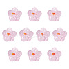 10Pcs Transparent Handmade Bumpy Lampwork Beads LAMP-TADJ0001-48E-2