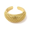 Rack Plating Brass Open Cuff Ring RJEW-F147-01G-2