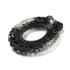 Black Theme Resin Cabochons RESI-Q219-01D-2