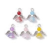 Natural Dyed Malaysia Jade Pendants PALLOY-JF02661-03-1