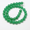 Natural Malaysia Jade Bead Strands G-M101-6mm-06-2