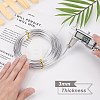 DIY Wire Wrapped Jewelry Kits DIY-BC0011-81G-02-4