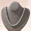 304 Stainless Steel Rope Chain Necklaces for Women Men NJEW-A033-04A-P-1