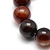 Natural Agate Round Beaded Stretchy Bracelets BJEW-G428-10mm-08-3