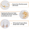 200Pcs 2 Color Brass Leverback Earring Findings KK-SP0001-06-6