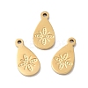 Ion Plating(IP) 316L Surgical Stainless Steel Charms STAS-H213-81G-3