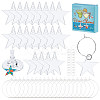 DIY Blank Wine Glass Charm Making Kit DIY-SC0023-79B-1