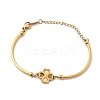 304 Stainless Steel Link Bracelets for Women LS-BJEW-D407-02G-2
