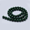 Natural Malachite Beads Strands G-F571-27AA2-8mm-2