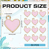 60Pcs Alloy Enamel Charms ENAM-ME0001-17-2