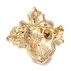 KC Gold Plated Alloy Enamel Strawberry Brooches LS-JEWB-L017-01KCG-02-2