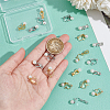 20Pcs 2 Colors 304 Stainless Steel Clip-on Earring Findings with Imitation Pearl Plastic Beaded STAS-UN0054-72-4