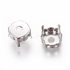 Non-Tarnish 201 Stainless Steel Sew on Prong Settings STAS-L229-03B-2