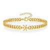 Letter 304 Stainless Steel Link Bracelets FS-WG7830E-23-1