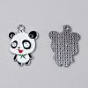 Alloy Enamel Pendants ENAM-WH0047-91-1