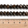 Natural Bronzite Beads Strands G-Z111-A25-6