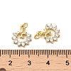 Rack Plating Brass Cubic Zirconia Pendants KK-K349-19G-3