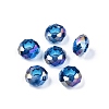 Transparent Glass European Beads GPDL-N005-D14mm-A12-1