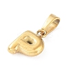 316L Surgical Stainless Steel Charms STAS-G315-01G-P-2