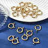 SHEGRACE Brass Spring Ring Clasps XGRPCN223-224G-4