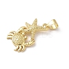 Brass Pendants KK-D502-27E-G-2