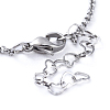 Tarnish Resistant 304 Stainless Steel Rolo Chain Slider Bracelet/Bolo Bracelets Making AJEW-JB00492-3