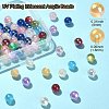 UV Plating Iridescent Acrylic Beads MACR-CJ0001-75-2