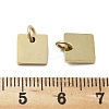 Geometric Figure Style 304 Stainless Steel Stamping Blank Tag Charms STAS-D302-03C-3