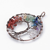 Natural Gemstone Big Pendants G-S271-18-3