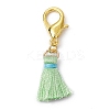 Nylon Thread Tassel Pendant Decorations HJEW-JM01431-2