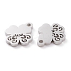 304 Stainless Steel Charms STAS-Y002-13P-2