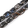 Natural Glaucophane Beads Strands G-C141-C01-01-1