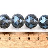 Transparent Electroplate Glass Beads Strands EGLA-N002-34F-F04-2