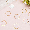 5 Pairs 304 Stainless Steel Hoop Earrings EJEW-BBC0001-92-7