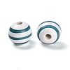 Natural Wood European Beads WOOD-S059-01B-2