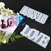 DIY Word Home & Love Food Grade Silicone Molds Kits DIY-OC0002-71-7