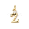 Brass Pave Clear Cubic Zirconia Charms KK-A273-01G-Z-1
