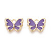 Eco-friendly Alloy Enamel Charms PALLOY-M212-11G-02-1