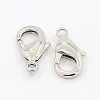 Grade AA Brass Lobster Claw Clasps for Necklace Bracelet Making X-KK-M007-B-P-NR-2