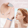 5 Colors Transparent Acrylic Beads MACR-PA0001-03B-01-6