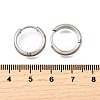 304 Stainless Steel Hoop Earrings EJEW-Z123-01B-P-5