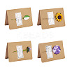 32Pcs 4 Colors Paper Cards DIY-KS0001-15-1