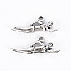 Tibetan Style Alloy Pendants TIBEP-N008-071AS-RS-1