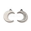 304 Stainless Steel Pendants STAS-Q001-10P-2
