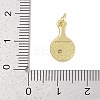Brass Micro Pave Cubic Zirconia Pendants KK-Q028-62G-3