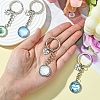 Alloy Glass Keychain KEYC-YW00068-01-5