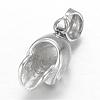 316 Surgical Stainless Steel Pendants STAS-P039-107M-4