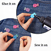 20Pcs 5 Colors Rhinestone Patches PATC-TA0001-07A-4