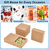 Kraft Paper Storage Gift Drawer Boxes LS-CON-WH0095-56D-6