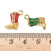 304 Stainless Steel Enamel Pendants STAS-I346-45G-03-4